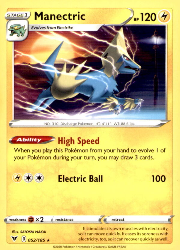 SWSH04: Vivid Voltage #052/185 Manectric