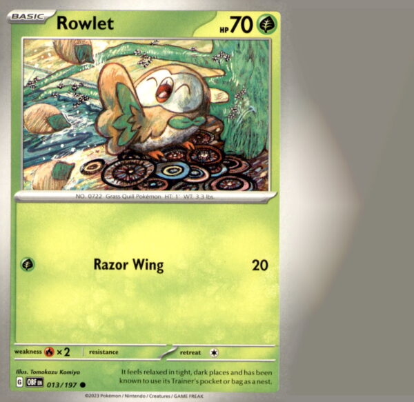 SV03: Obsidian Flames #013/197 Rowlet