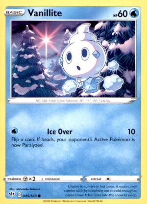 SWSH03: Darkness Ablaze #045/189 Vanillite