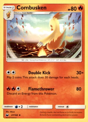 SM - Celestial Storm #27/168 Combusken