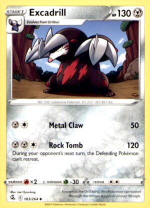 SWSH08: Fusion Strike #183/264 Excadrill
