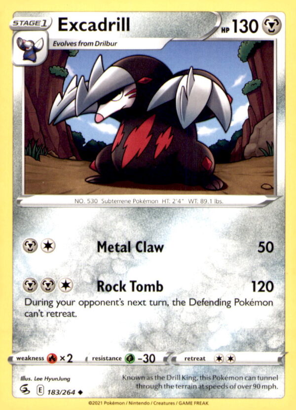 SWSH08: Fusion Strike #183/264 Excadrill