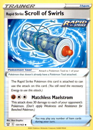 SWSH05: Battle Styles #131/163 Rapid Strike Scroll of Swirls