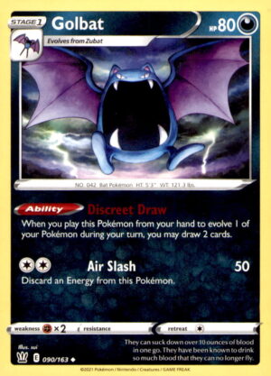 SWSH05: Battle Styles #090/163 Golbat