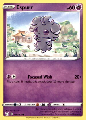 SWSH05: Battle Styles #060/163 Espurr