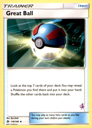 SM Trainer Kit: Alolan Sandslash & Alolan Ninetales #119/149 Great Ball (25)