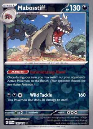 SV01: Scarlet & Violet Base Set #137/198 Mabosstiff