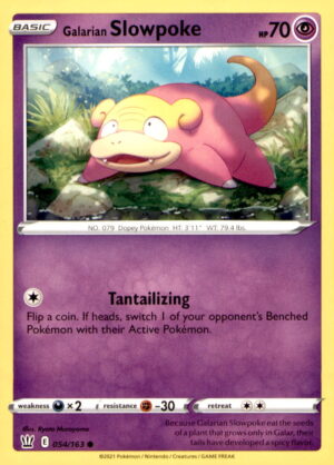 SWSH05: Battle Styles #054/163 Galarian Slowpoke