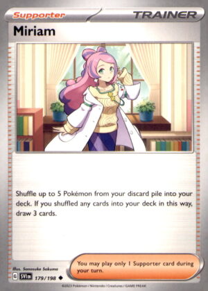 SV01: Scarlet & Violet Base Set #179/198 Miriam