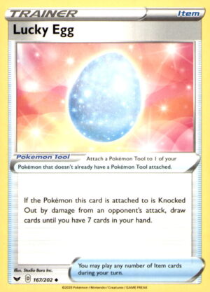 SWSH01: Sword & Shield Base Set #167/202 Lucky Egg