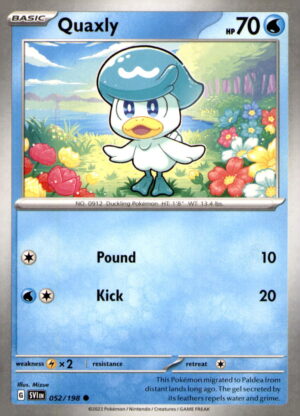 Miscellaneous Cards & Products #052/198 Quaxly (Mirage Holo)