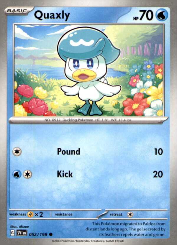 Miscellaneous Cards & Products #052/198 Quaxly (Mirage Holo)