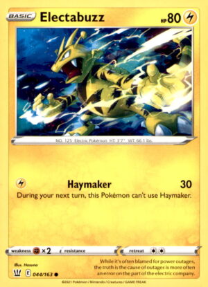 SWSH05: Battle Styles #044/163 Electabuzz