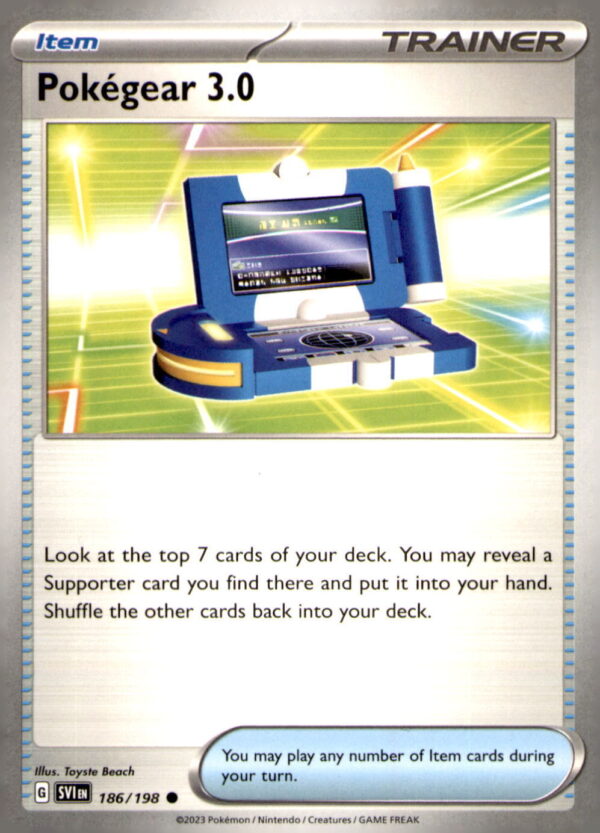 SV01: Scarlet & Violet Base Set #186/198 Pokegear 3.0