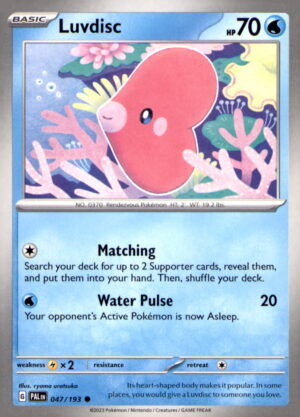 SV02: Paldea Evolved #047/193 Luvdisc