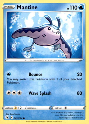 SWSH08: Fusion Strike #061/264 Mantine