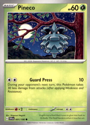 SV01: Scarlet & Violet Base Set #001/198 Pineco