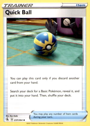 SWSH08: Fusion Strike #237/264 Quick Ball