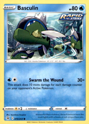 SWSH08: Fusion Strike #070/264 Basculin