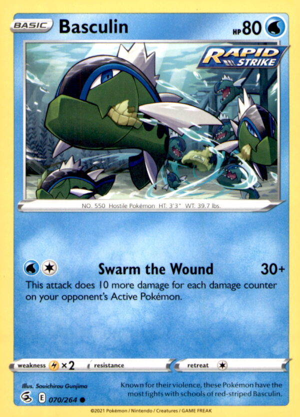 SWSH08: Fusion Strike #070/264 Basculin