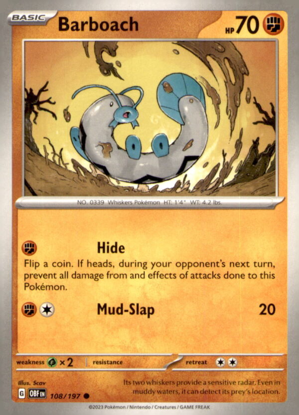 SV03: Obsidian Flames #108/197 Barboach
