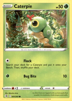 SWSH08: Fusion Strike #001/264 Caterpie