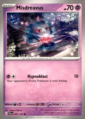 SV02: Paldea Evolved #087/193 Misdreavus