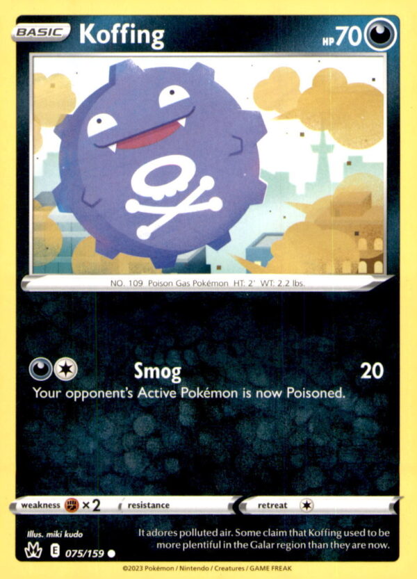 Crown Zenith #075/159 Koffing