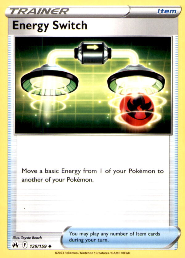 Crown Zenith #129/159 Energy Switch