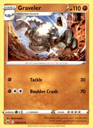 Crown Zenith #068/159 Graveler