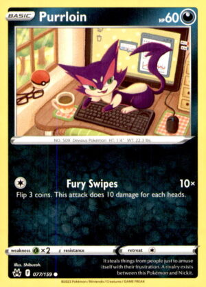 Crown Zenith #077/159 Purrloin