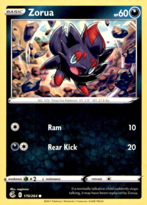 SWSH08: Fusion Strike #170/264 Zorua