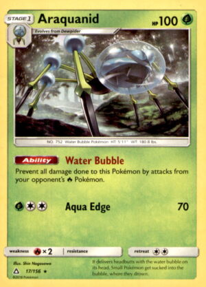 SM - Ultra Prism #17/156 Araquanid