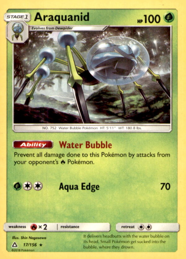 SM - Ultra Prism #17/156 Araquanid