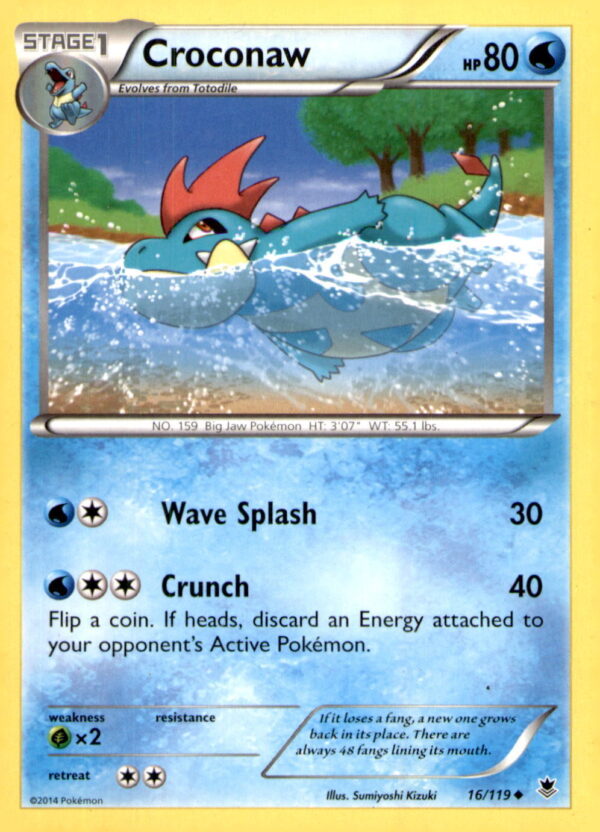 XY - Phantom Forces #16/119 Croconaw