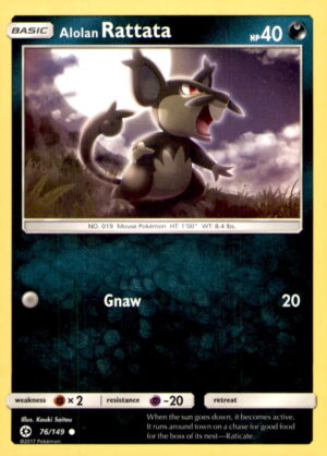 SM Base Set #76/149 Alolan Rattata