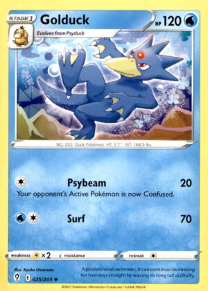SWSH07: Evolving Skies #025/203 Golduck