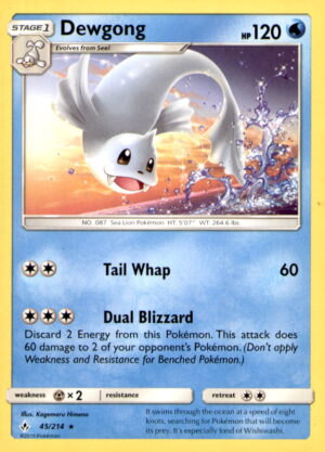 SM - Unbroken Bonds #45/214 Dewgong