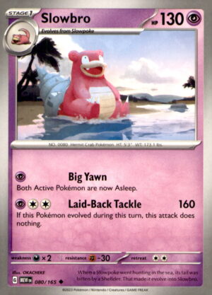SV: Scarlet & Violet 151 #080/165 Slowbro