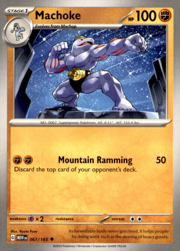SV: Scarlet & Violet 151 #067/165 Machoke