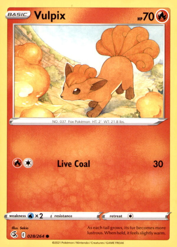 SWSH08: Fusion Strike #028/264 Vulpix (28)