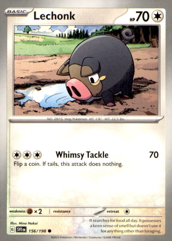 SV01: Scarlet & Violet Base Set #156/198 Lechonk