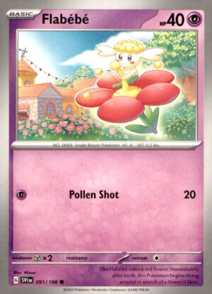 SV01: Scarlet & Violet Base Set #091/198 Flabebe