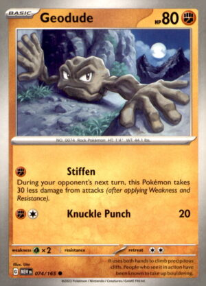 SV: Scarlet & Violet 151 #074/165 Geodude
