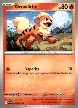 SV: Scarlet & Violet 151 #058/165 Growlithe