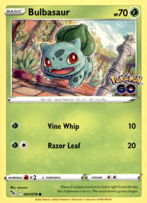 Pokemon GO #001/078 Bulbasaur