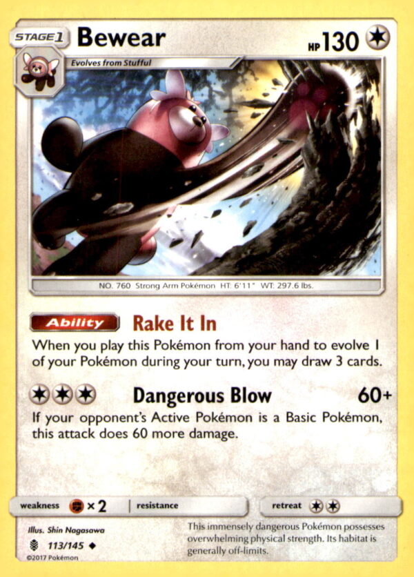SM - Guardians Rising #113/145 Bewear