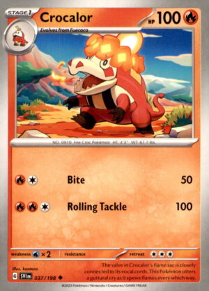 SV01: Scarlet & Violet Base Set #037/198 Crocalor