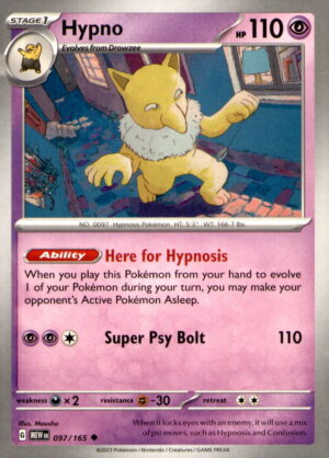 SV: Scarlet & Violet 151 #097/165 Hypno