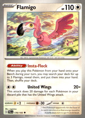 SV02: Paldea Evolved #170/193 Flamigo